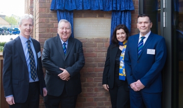 The Trustees of the Peter Harrison Foundation at the opening of the Harrison Centre